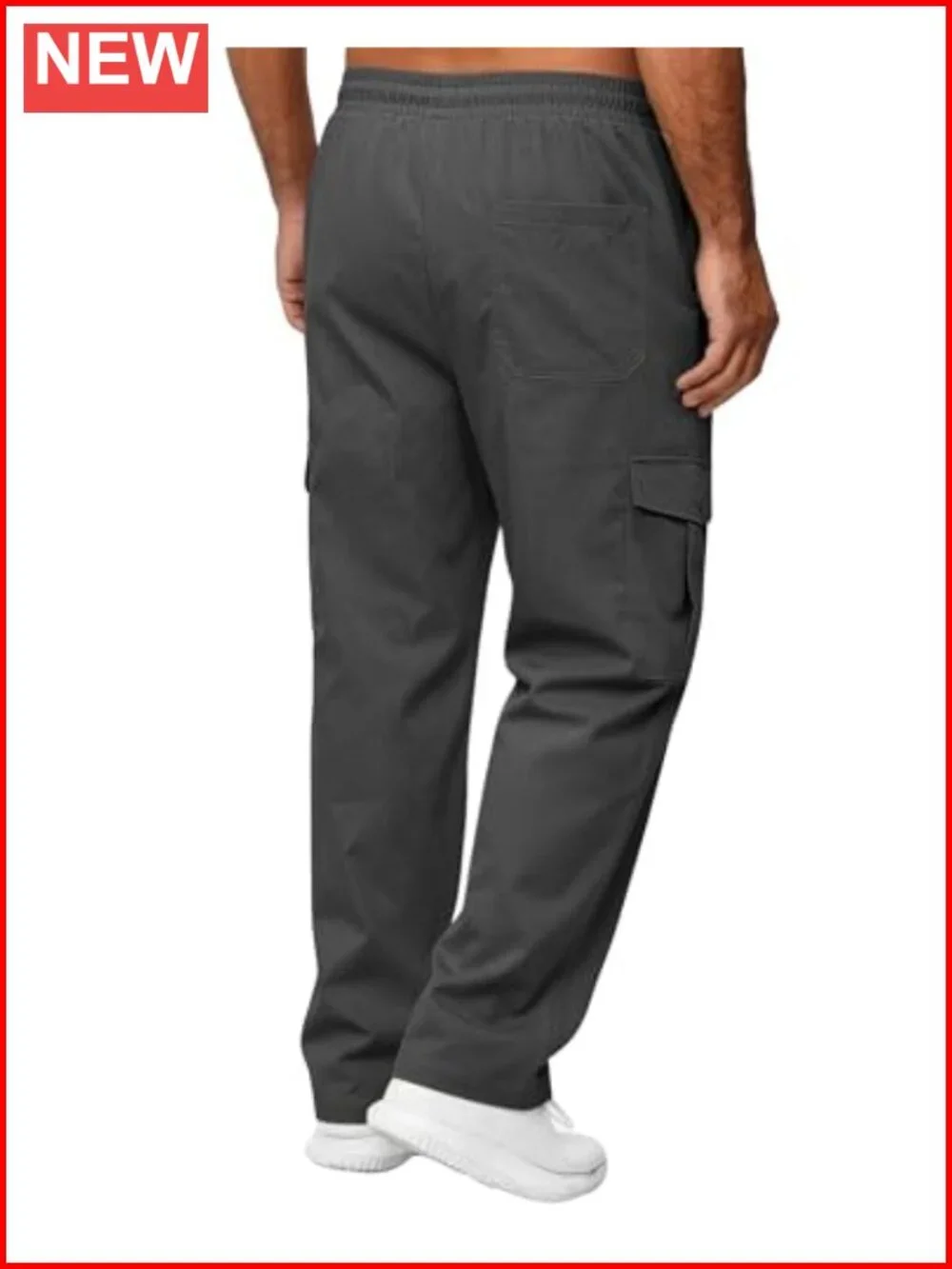 Men's Cargo Sweatpants Relaxed Fit Stretch Joggers with Pockets